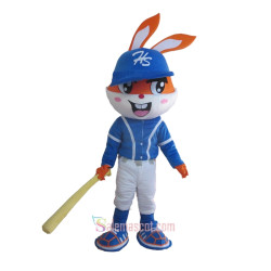 Baseball Rabbit Mascot Costume