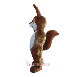 Brown Squirrel Custom Mascot Costume