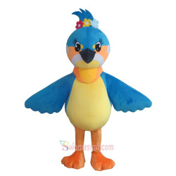Lovly Blue Bird Mascot Costume