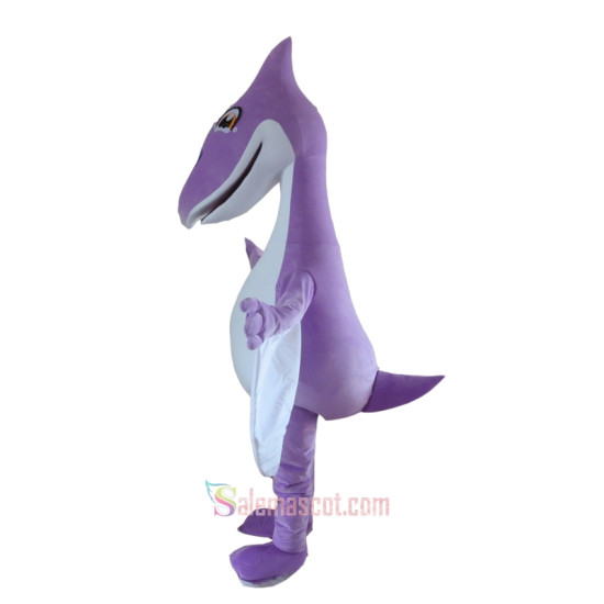 Purple Dinosaur Custom Mascot Costume