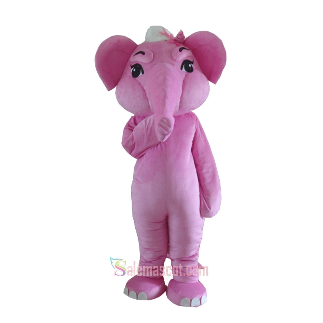 Pink Elephant Mascot Costume