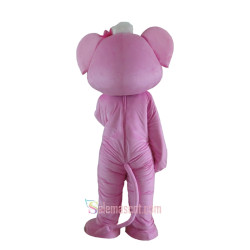 Pink Elephant Mascot Costume