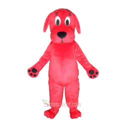Red Dog Mascot Costume