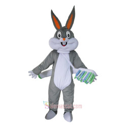 Grey Bugs bunny Rabbit Mascot Costume