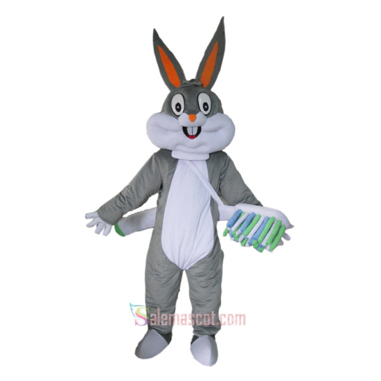 Grey Bugs bunny Rabbit Mascot Costume