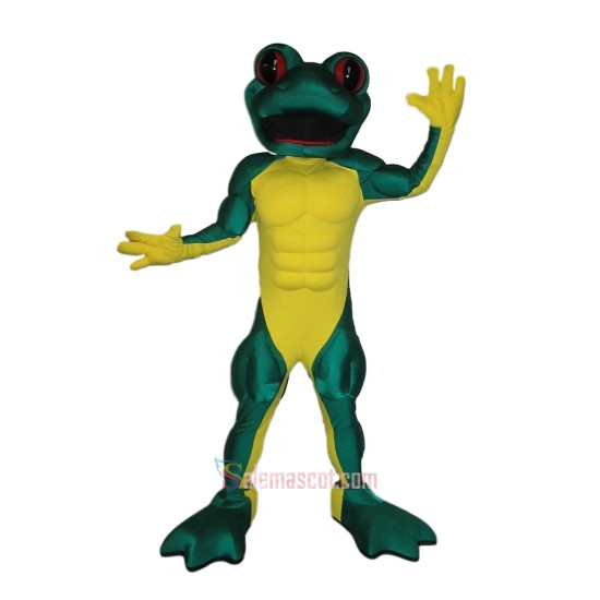 Handsome Frog Mascot Costume