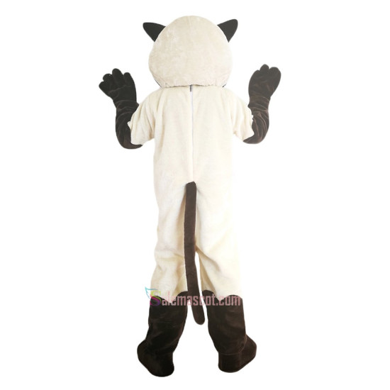 Siamese Cat Cartoon Mascot Costume