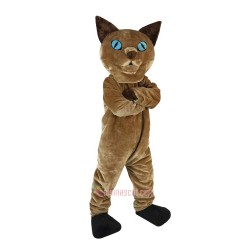 Siamese Cat Cartoon Mascot Costume
