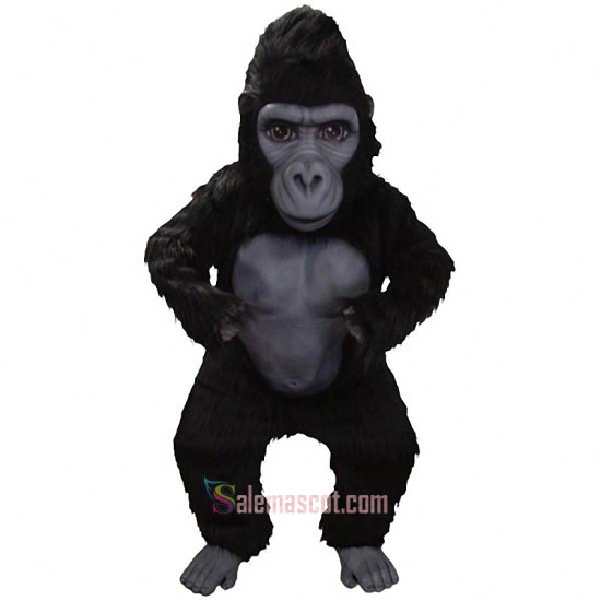 Silverback Gorilla Mascot Costume