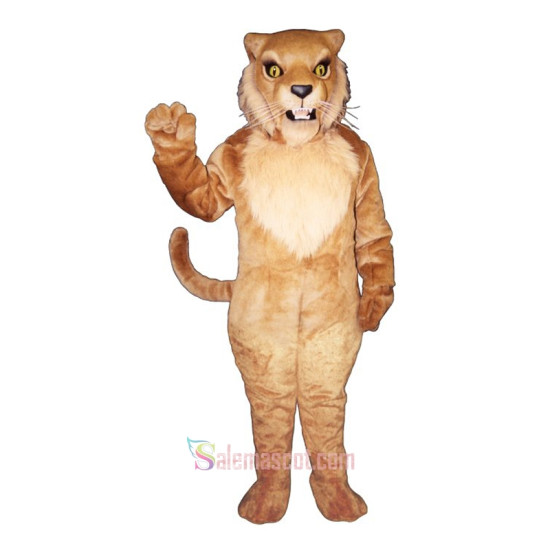 Snarling Wildcat Mascot Costume