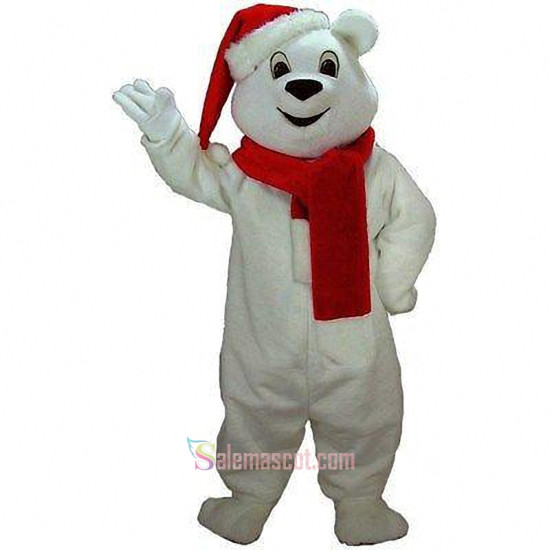Snow Bear Mascot Costume Free Shipping