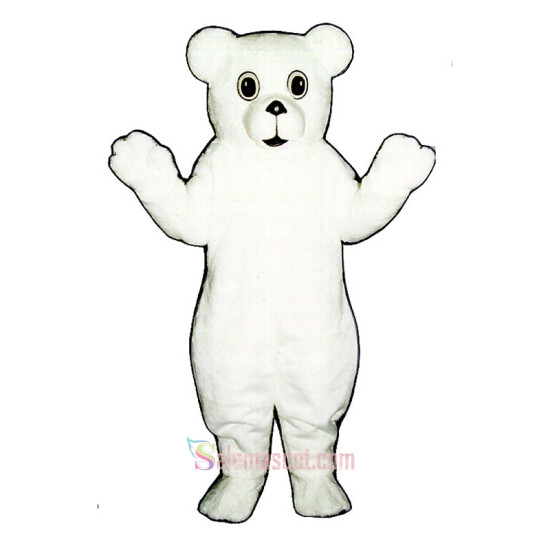Snow Cub Mascot Costume