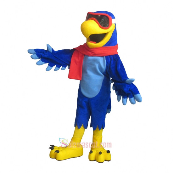Handsome Snowhawk Mascot Costume