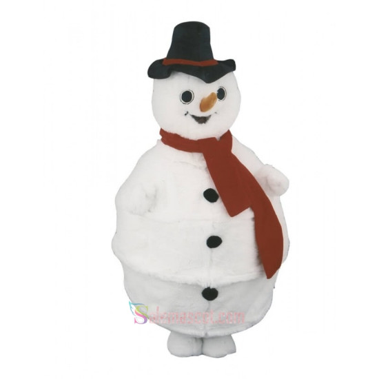 Snowman Mascot Costume Good Ventilation