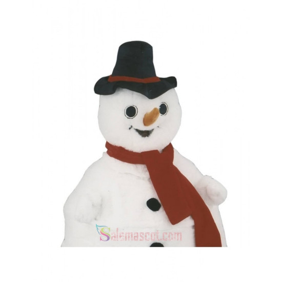 Snowman Mascot Costume Good Ventilation