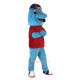 Sport Blue Dolphin Cartoon Mascot Costume