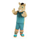 Sport Brown Horse Cartoon Mascot Costume