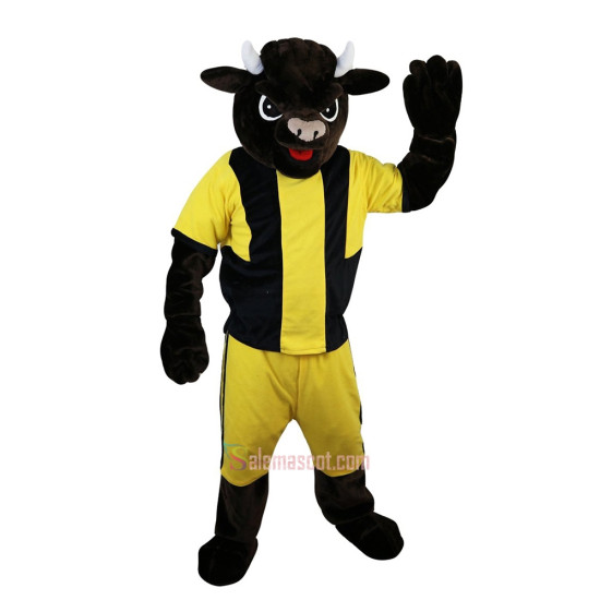 Sport Cow Bull Cartoon Mascot Costume