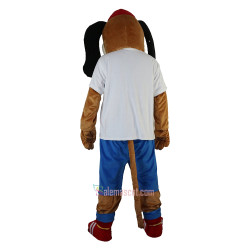 Sport Dog Cartoon Mascot Costume