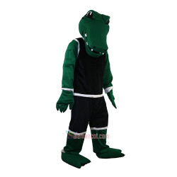 Sport Green Crocodile Mascot Costume