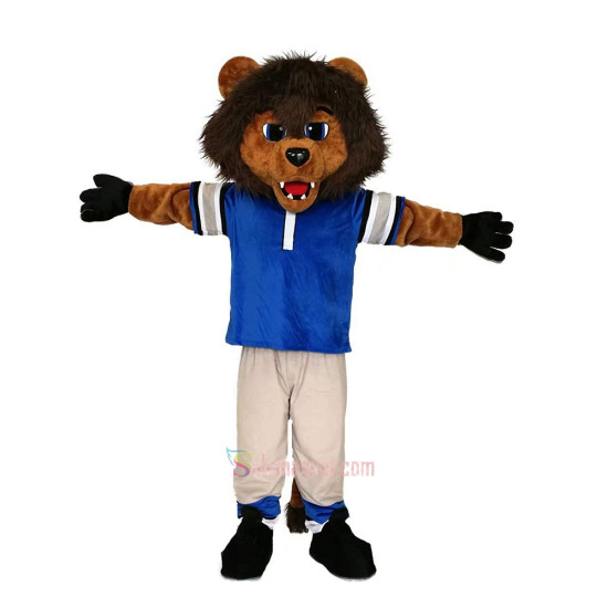 Sport Lion Cartoon Mascot Costume