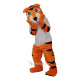 Sport Orange Tiger Cartoon Mascot Costume