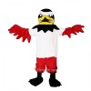 Sport Red Eagle, Bird, Falcon Cartoon Mascot Costume