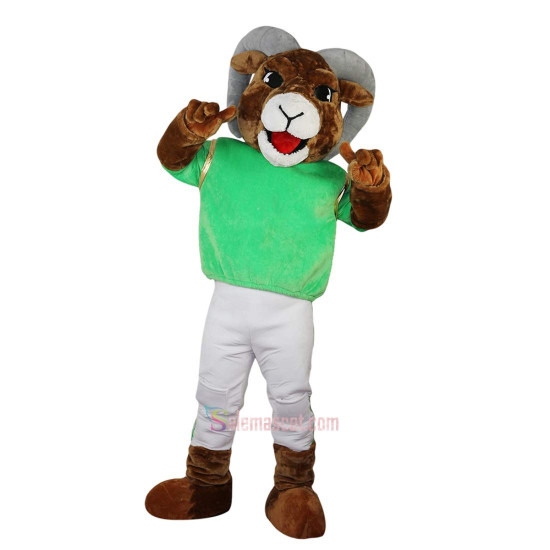 Sport Sheep Goat Cartoon Mascot Costume