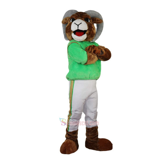Sport Sheep Goat Cartoon Mascot Costume