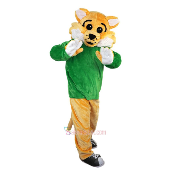 Sports Wild Cat Cartoon Mascot Costume