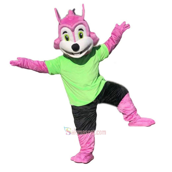 Squirrel Cartoon Mascot Costume