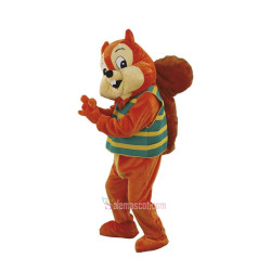 Happy Squirrel Mascot Costume