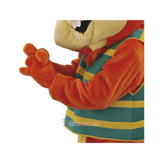 Happy Squirrel Mascot Costume