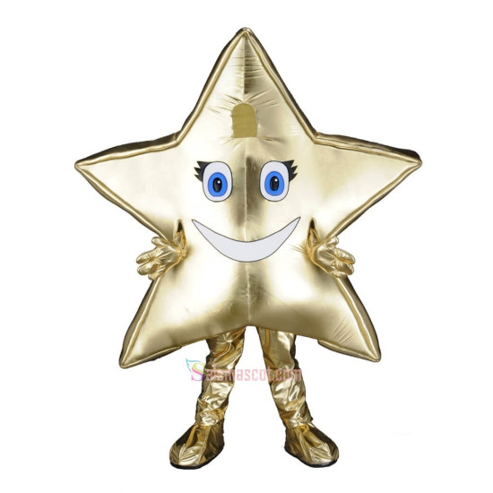 Happy Star Mascot Costume