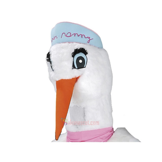 High Quality Stork Mascot Costume