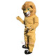 Strong Muscular Lion Mascot Costume