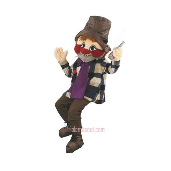 Stuffed men Mascot Costume