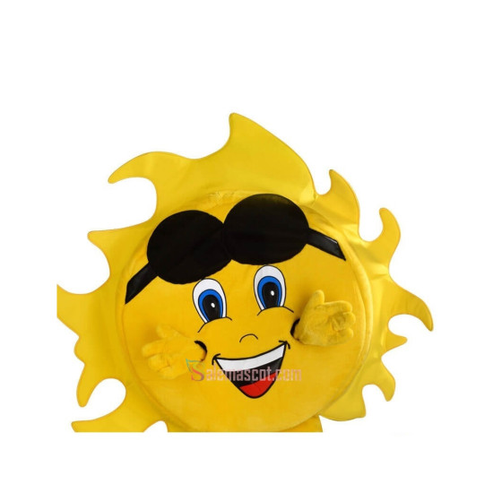 Happy Sun Mascot Costume