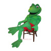 Green Bull Frog Mascot Costume