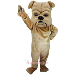 Tan Bulldog Lightweight Mascot Costume