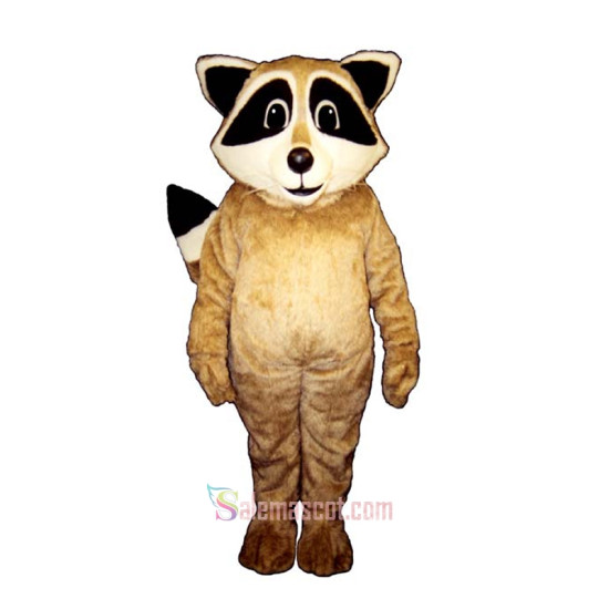 Tan Robbie Raccoon Mascot Costume
