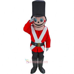 Toy Soldier Mascot Costume