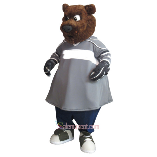 Sports Brown Bear Mascot Costume
