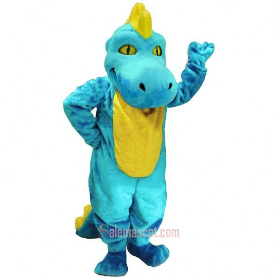 Turquoise Dino Lightweight Mascot Costume