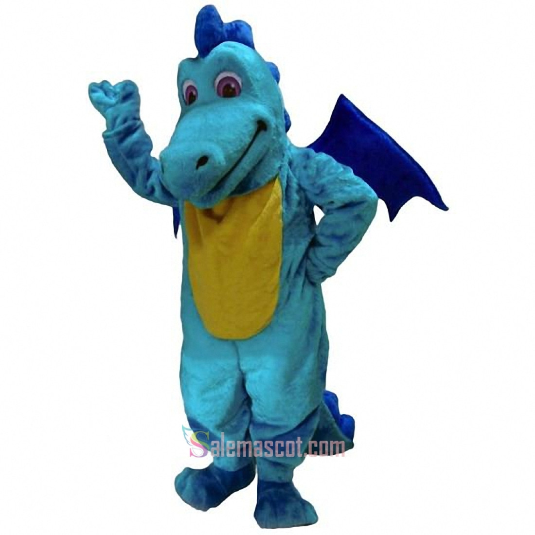 Turquoise Dragon Mascot Costume