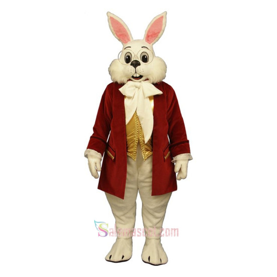 Wendell Rabbit-Red Mascot Costume