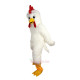 White Eagle Bird Chicken Cartoon Mascot Costume
