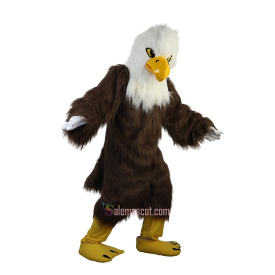 White Head Brown Eagle Mascot Costume