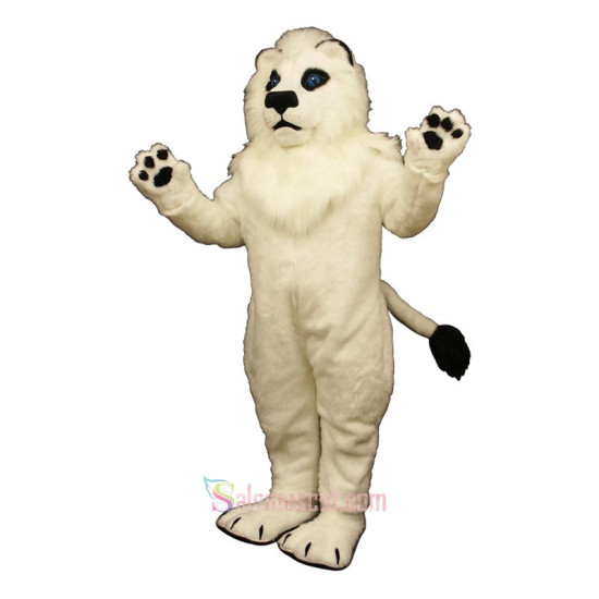 White Lion Mascot Costume