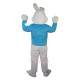 White Rabbit Bunny Cartoon Mascot Costume